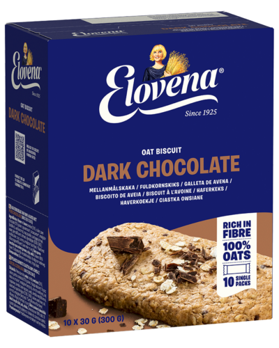 Elovena Dark chocolate oat biscuit