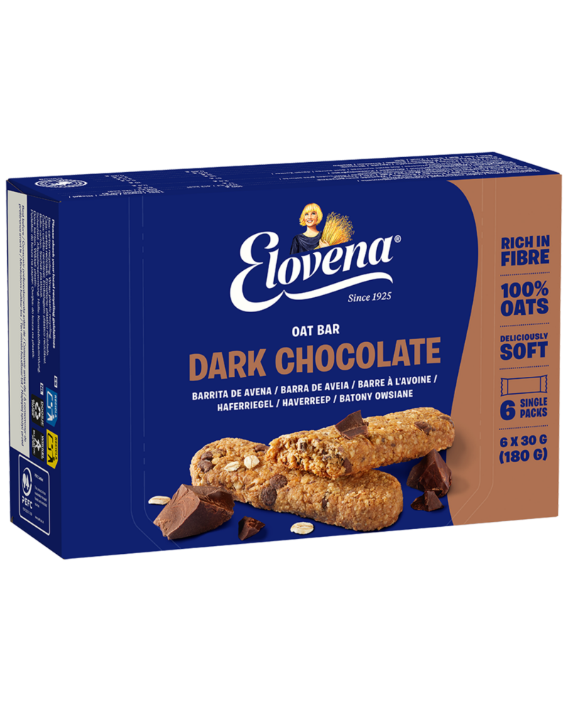 Elovena Dark chocolate soft oat bar